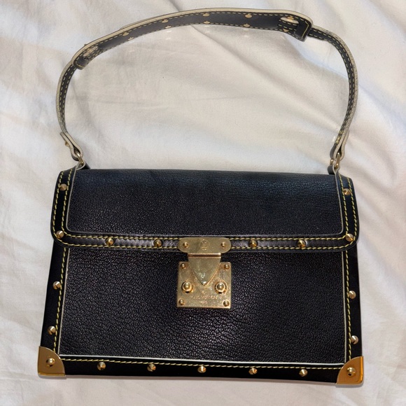 Black Louis Vuitton Vintage Suhali L'Aimable Women's Bag - Picture 1 of 5